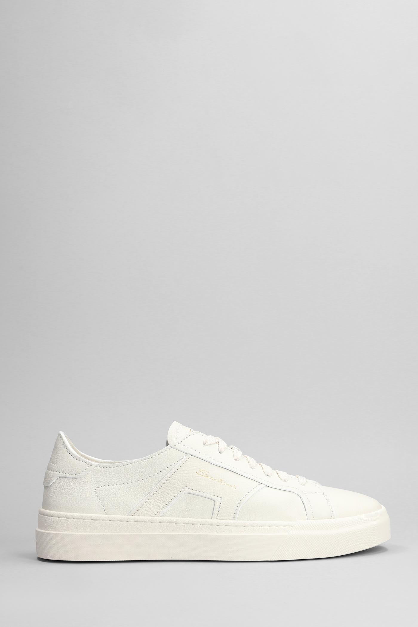 SANTONI Sneakers In White Product Image