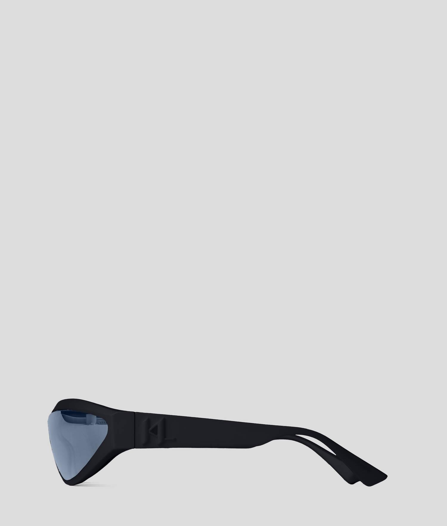 KL MONOGRAM LOGO WRAP-AROUND SUNGLASSES Product Image