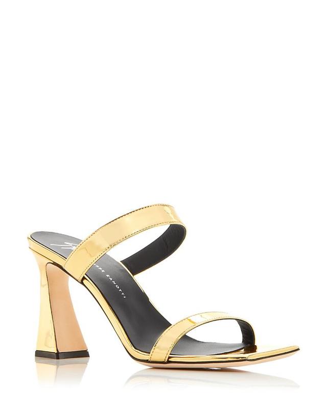 Giuseppe Zanotti Womens Vanilla High Heel Slide Sandals Product Image