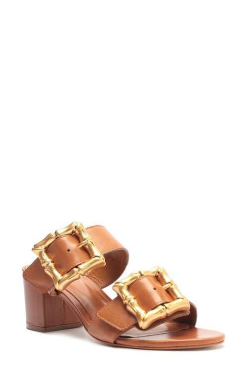 Schutz Womens Enola Double Buckle Block Heel Sandals Product Image