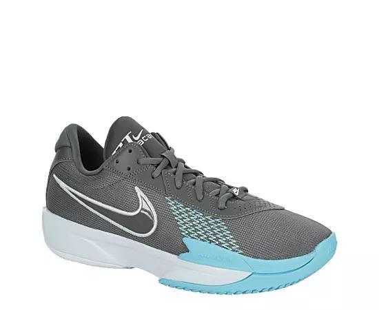 Nike Mens Air Zoom G.T. Cut Academy - Basketball Shoes Football Grey/Baltic Blue/Iron Grey Product Image