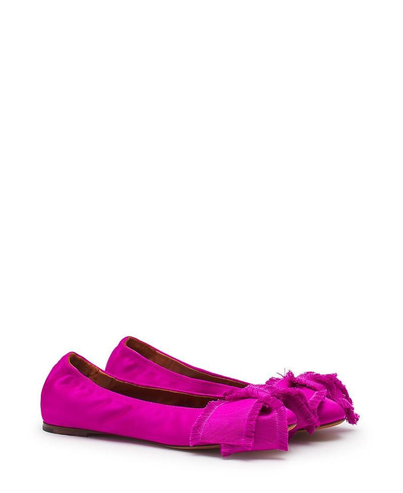 Lanvin Womens Ballerina Flat with A Satin Bow Product Image