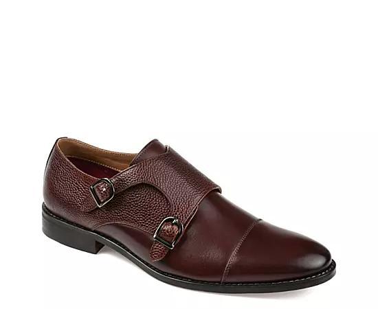 Thomas & Vine Calvin Mens Double Monk Strap Dress Shoes Product Image