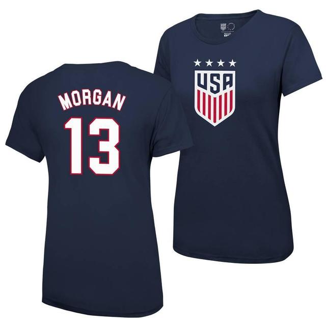 USWNT Alex Morgan Womens Soccer 4 Star Athletic T-Shirt Product Image