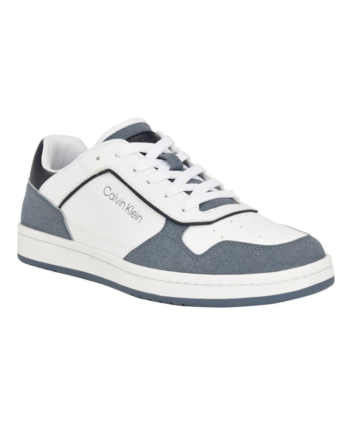 Calvin Klein Mens Landy Round Toe Lace-Up Sneakers Product Image