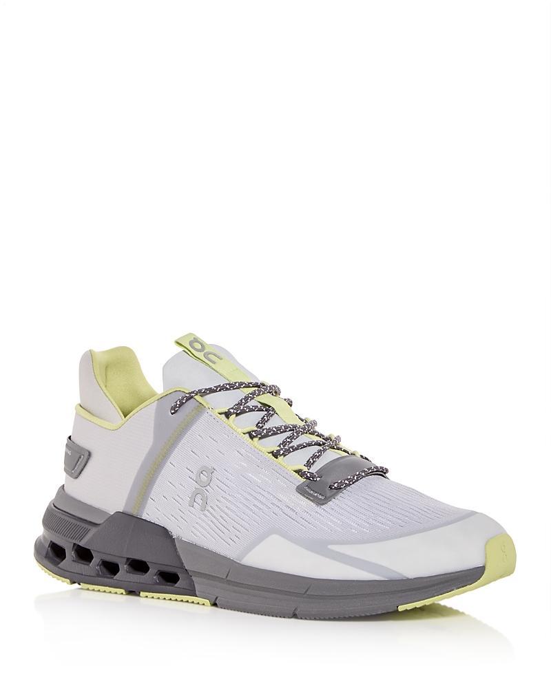 On Men's Cloudnova Flux (Glacier/Zest) Men's Shoes Product Image