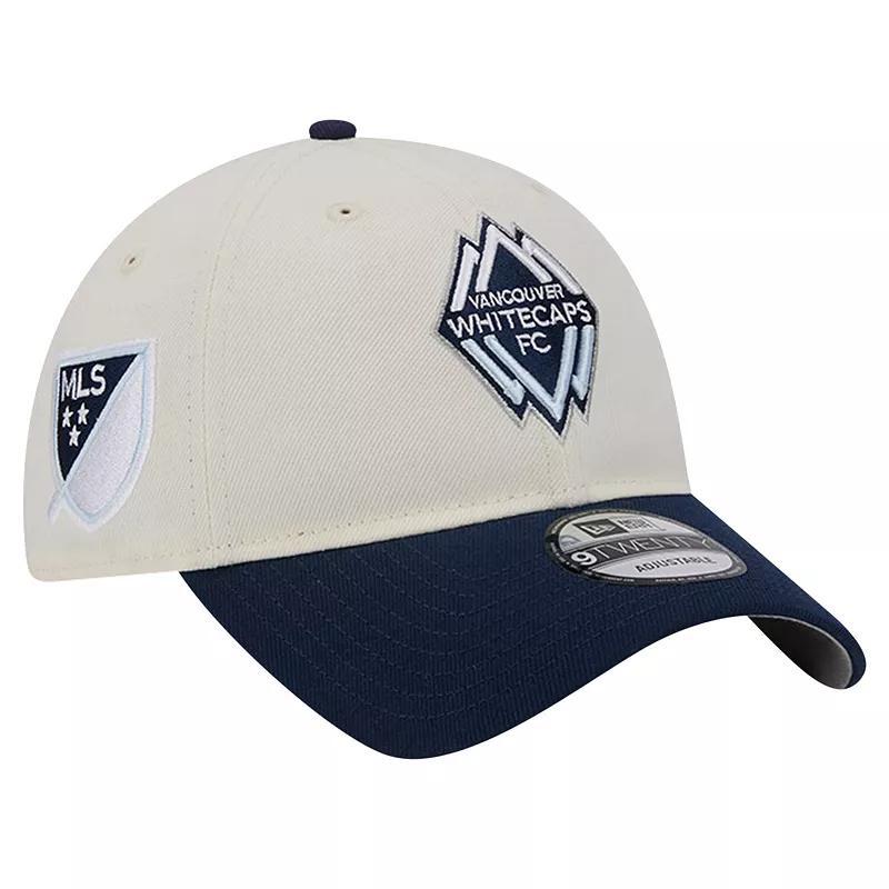 Mens New Era White Vancouver Whitecaps FC 2024 Kick Off Collection 9TWENTY Adjustable Hat Product Image