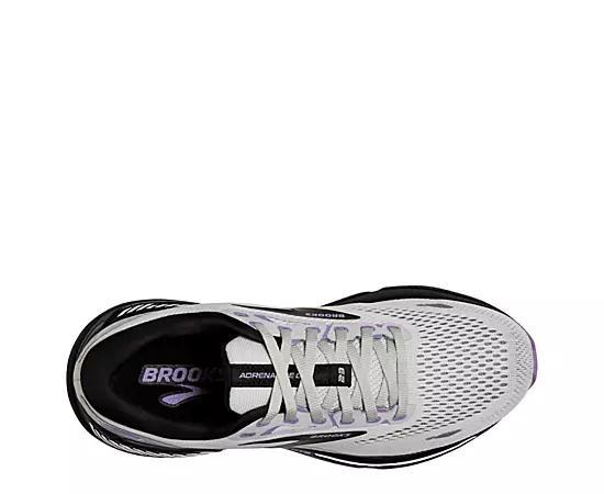 Brooks Womens Adrenaline GTS 23 - Shoes Oyster/White Product Image