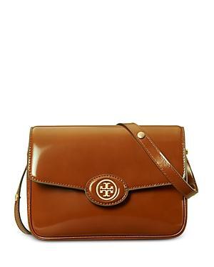 Tory Burch Robinson Spazzolato Leather Shoulder Bag Product Image