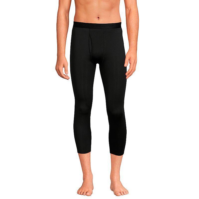 Mens Lands End 3/4 Flex Base Layer Pants Product Image