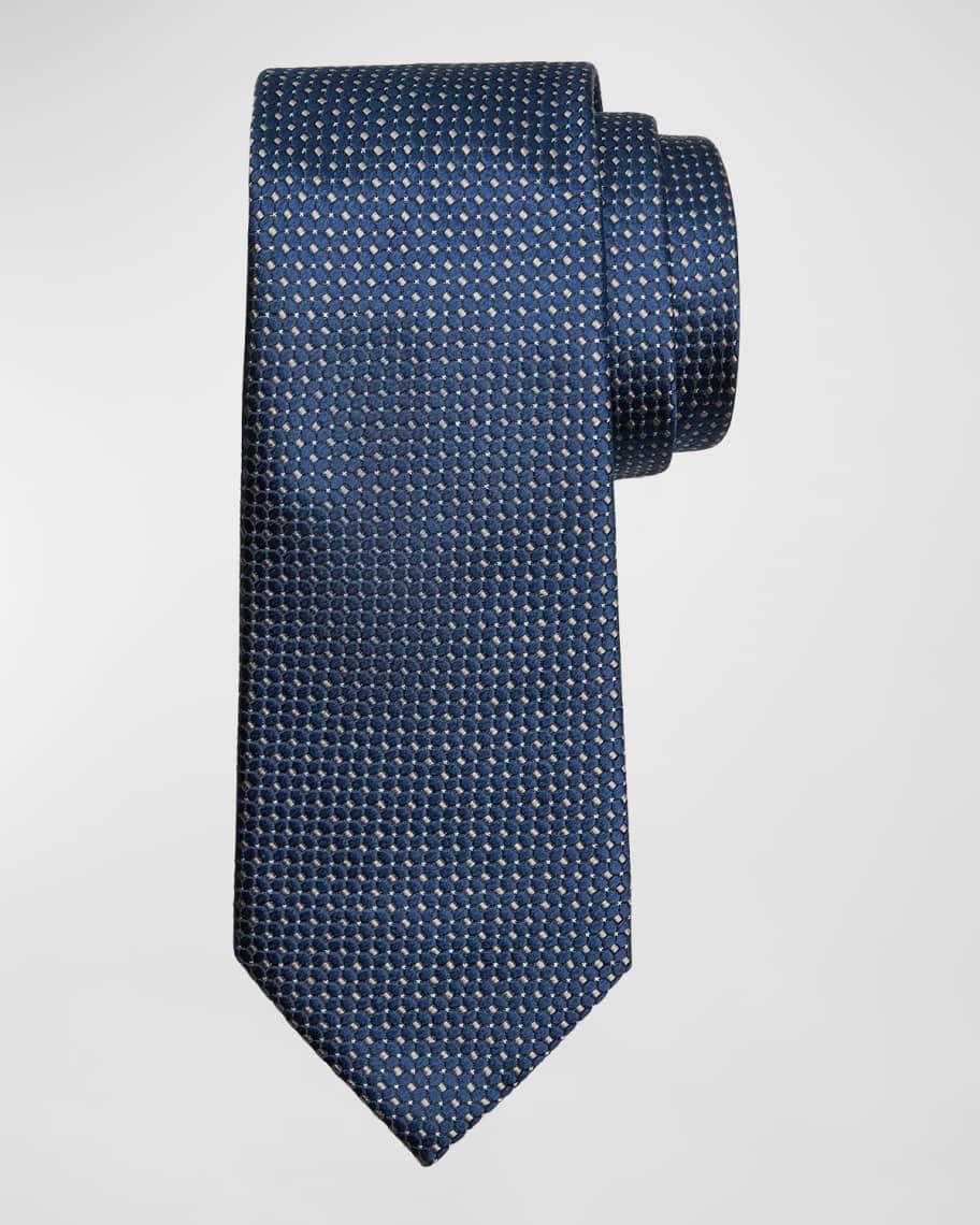 Men's Woven Jacquard Silk Tie Product Image