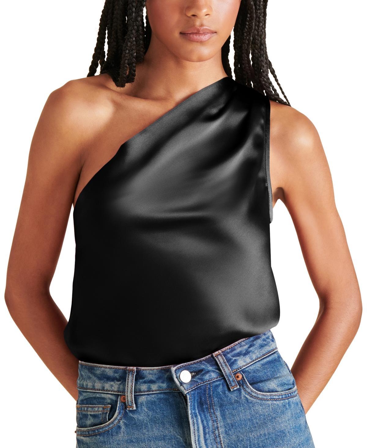 Steve Madden Womens Sapphire One-Shoulder Bodysuit Product Image