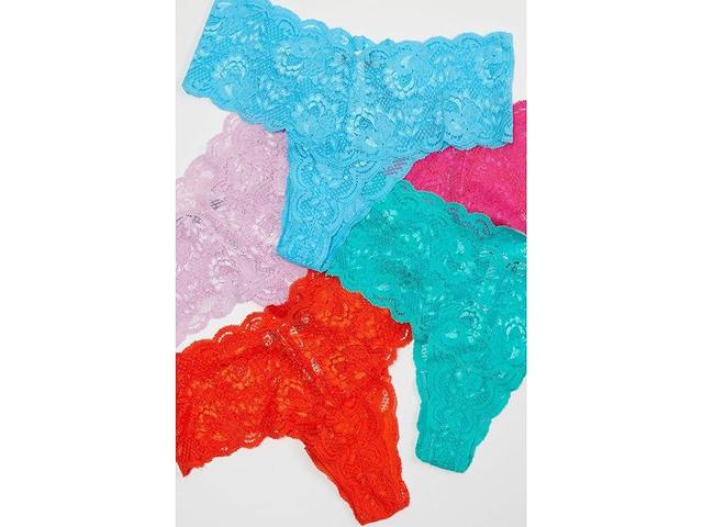 Cosabella Never Say Never Comfie Thongs 5Pk (Neela Conbl Flopk Addyg Sicor) Women's Underwear Product Image