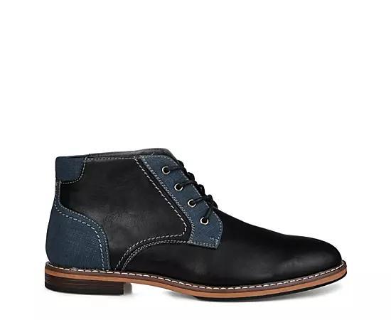 Vance Co. Franco Mens Plain Toe Chukka Boots Grey Product Image