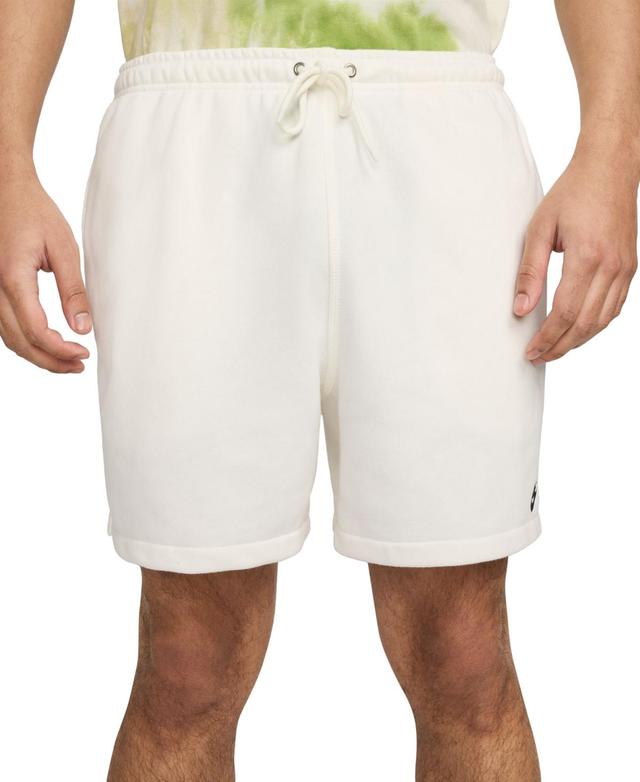 Nike Mens Club French Terry Flow Shorts - Sail/sail/(black) Product Image