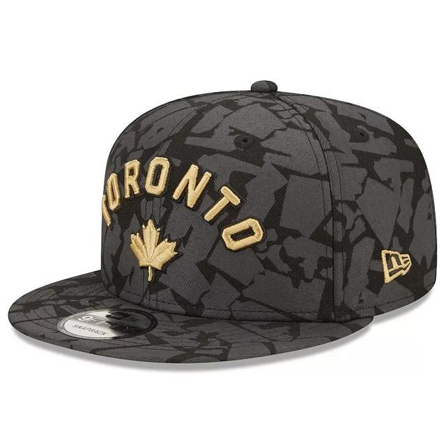 Mens New Era Gray Toronto Raptors 2022/23 City Edition Official 9FIFTY Snapback Adjustable Hat Product Image