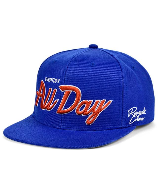 Mens Rings & Crwns Royal and Orange All Day Everyday Snapback Hat - Royal Product Image