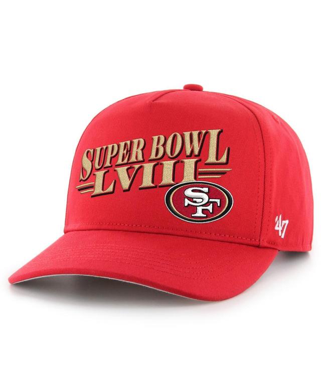 Mens 47 Brand Scarlet San Francisco 49ers Super Bowl Lviii Hitch Adjustable Hat Product Image