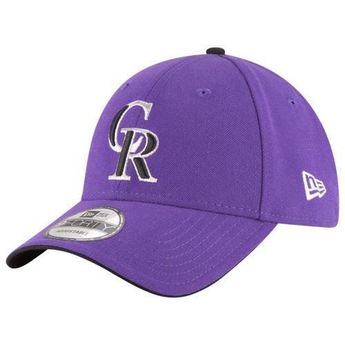 New Era Mens Colorado Rockies New Era Rockies The League Cap - Mens Black/White Product Image