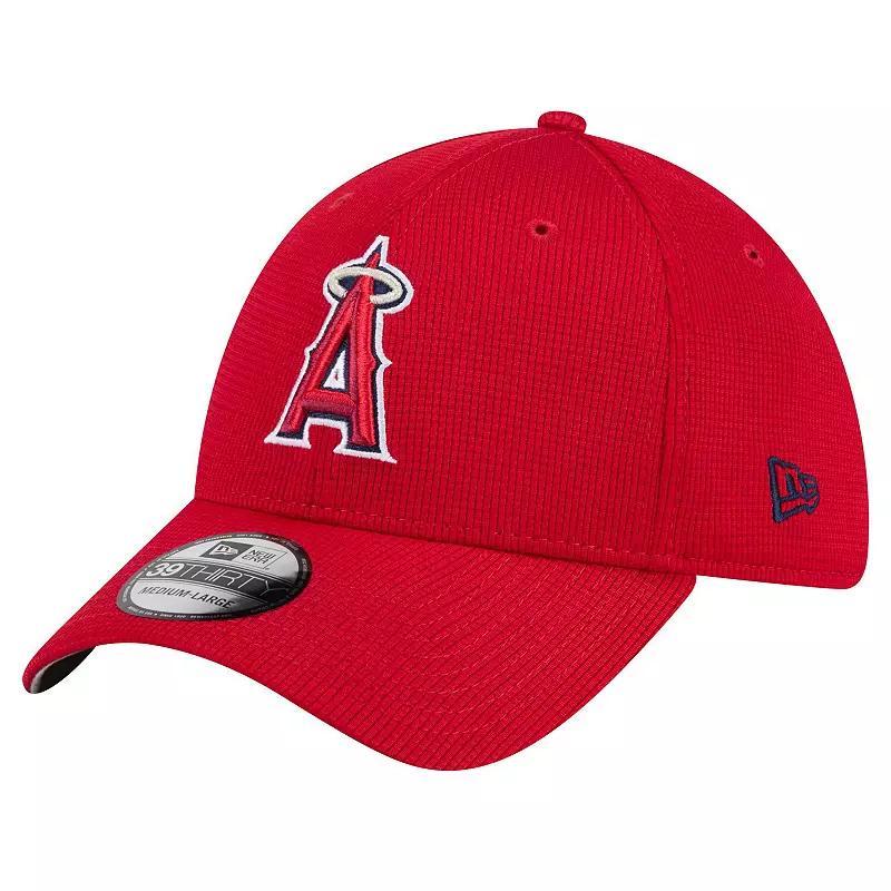 Mens New Era Red Los Angeles Angels Active Pivot 39THIRTY Flex Hat Product Image