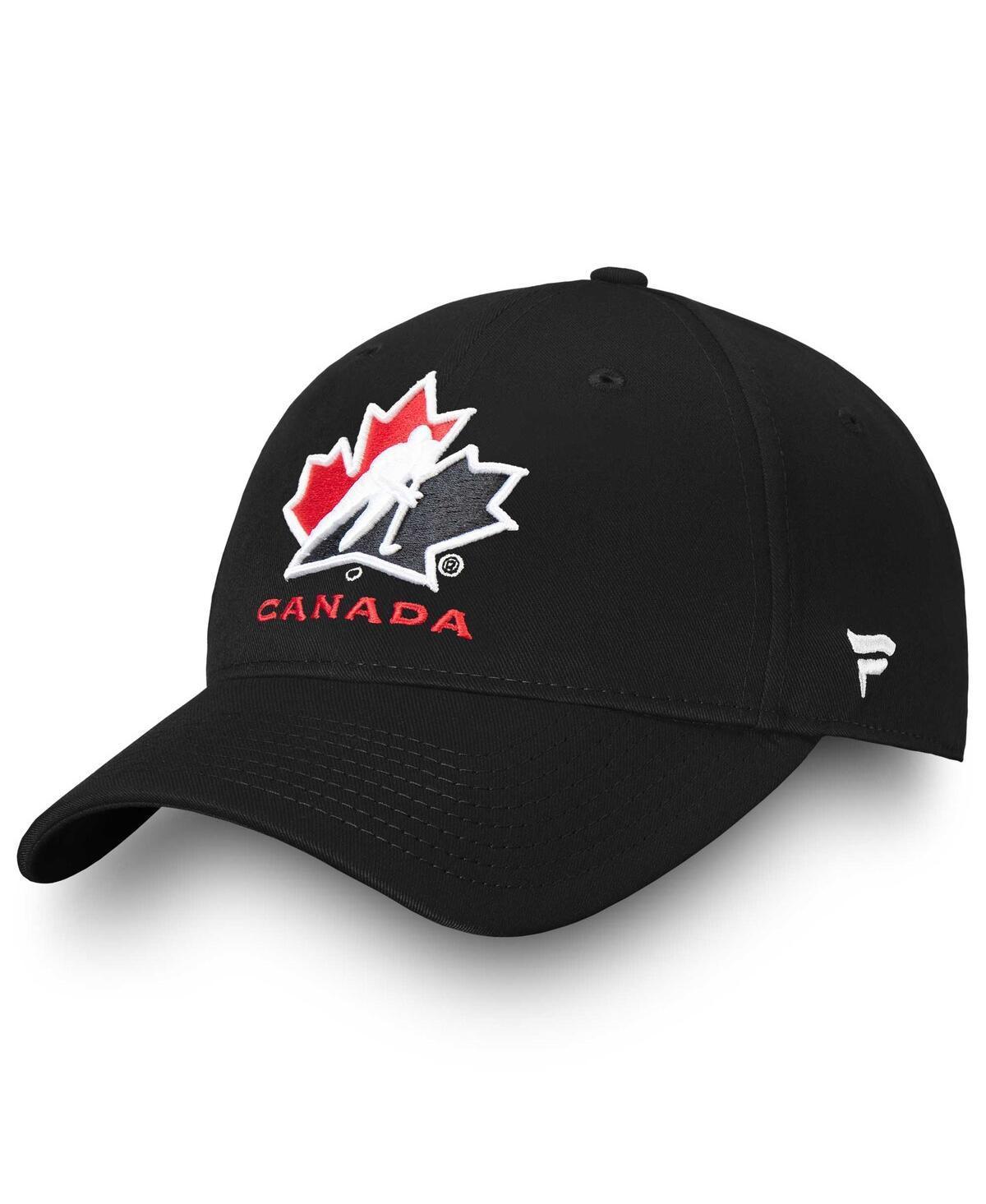 Mens Fanatics Black Hockey Canada Core Adjustable Hat Product Image