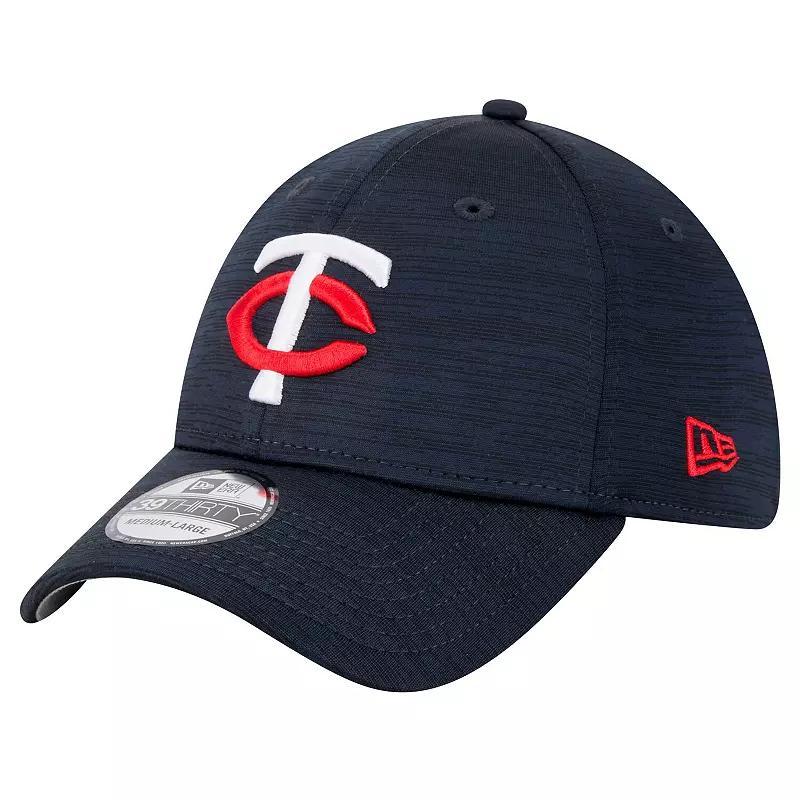 Mens New Era Minnesota Twins Tech 39THIRTY Flex Hat Blue Product Image