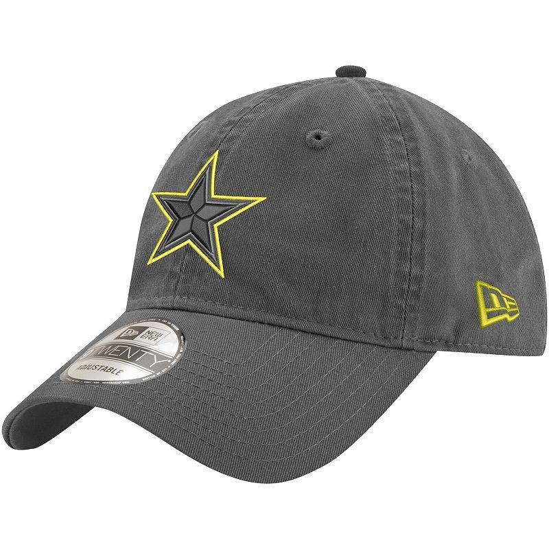 Mens New Era Graphite Dallas Cowboys Volt 9TWENTY Adjustable Hat Product Image