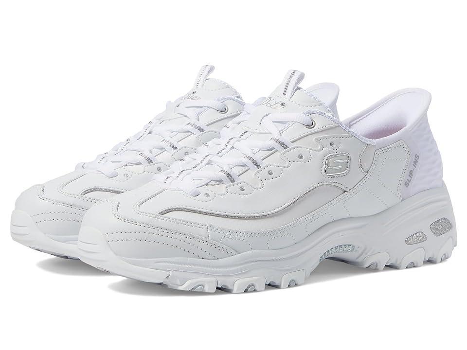 Skechers Womens Slip-ins- DLites - New Scene Casual Sneakers from Finish Line - White Product Image