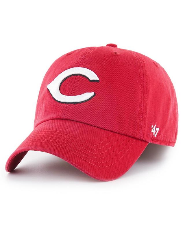 Mens 47 Brand Red Cincinnati Reds Franchise Logo Fitted Hat Product Image