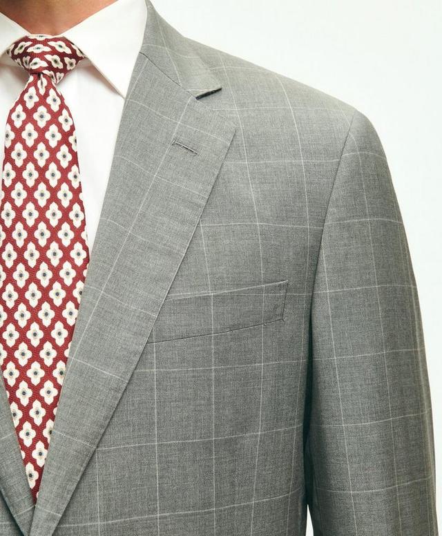 Traditional Fit 1818 Windowpane Suit In Wool Product Image