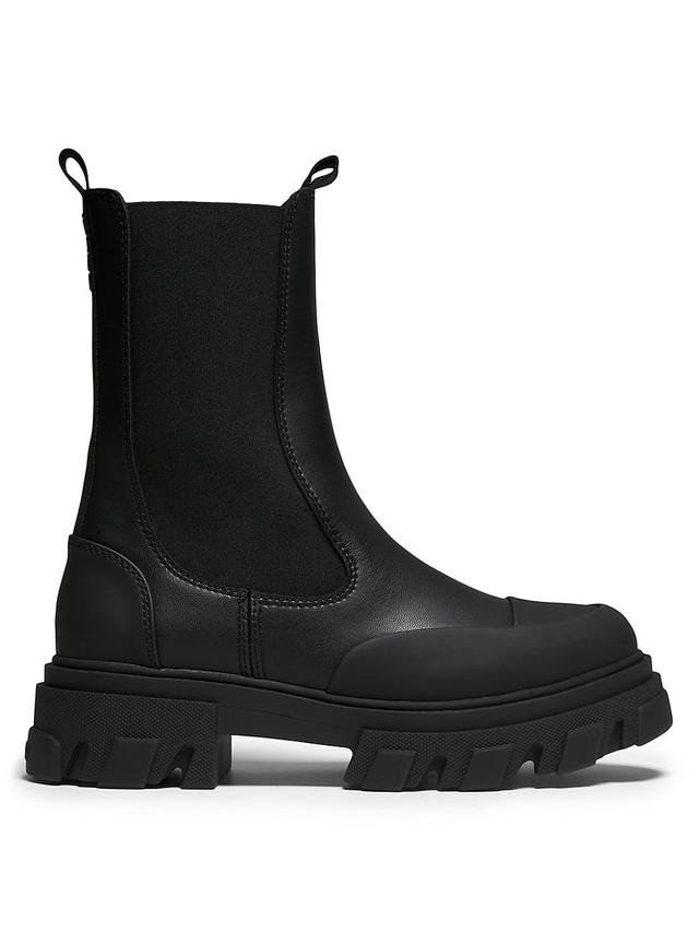 Womens Cleated Mid Chelsea Boots Product Image