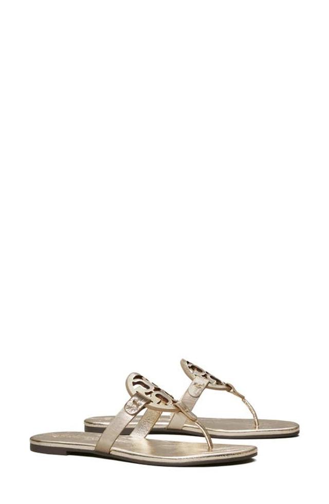 TORY BURCH Miller Soft Sandal In Gold Product Image