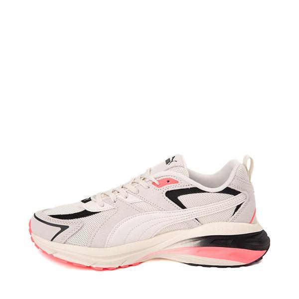 Womens PUMA Hypnotic LS Athletic Shoe - Vapor Gray / Black / Neon Coral Product Image