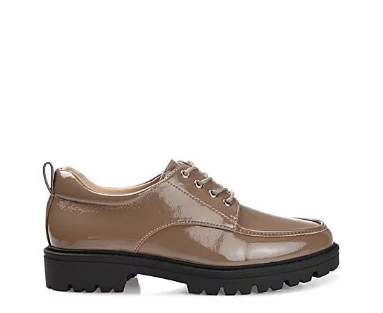 Journee Collection Womens Tru Comfort Foam Zina Oxford Shoes Brown Product Image