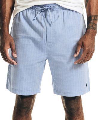 Nautica Mens Sleepwear Herringbone Short - Blue Product Image