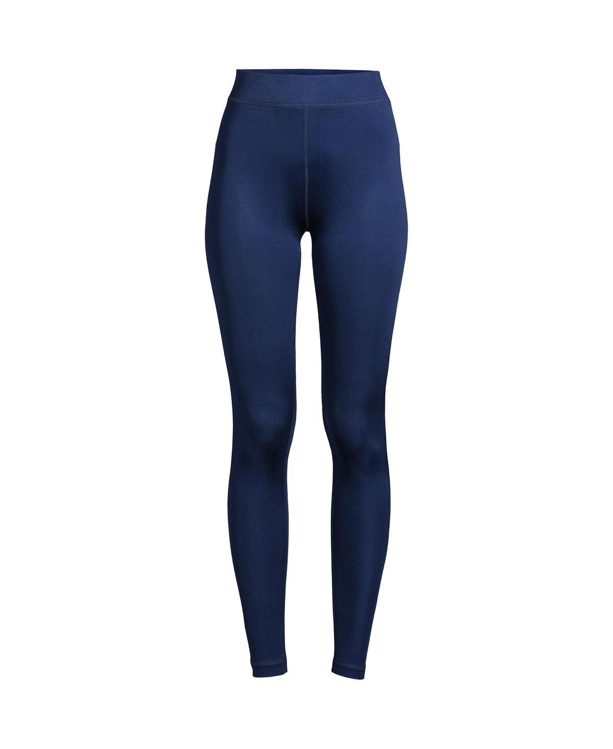 Lands End Womens Silk Interlock Long Underwear Leggings Pants Product Image