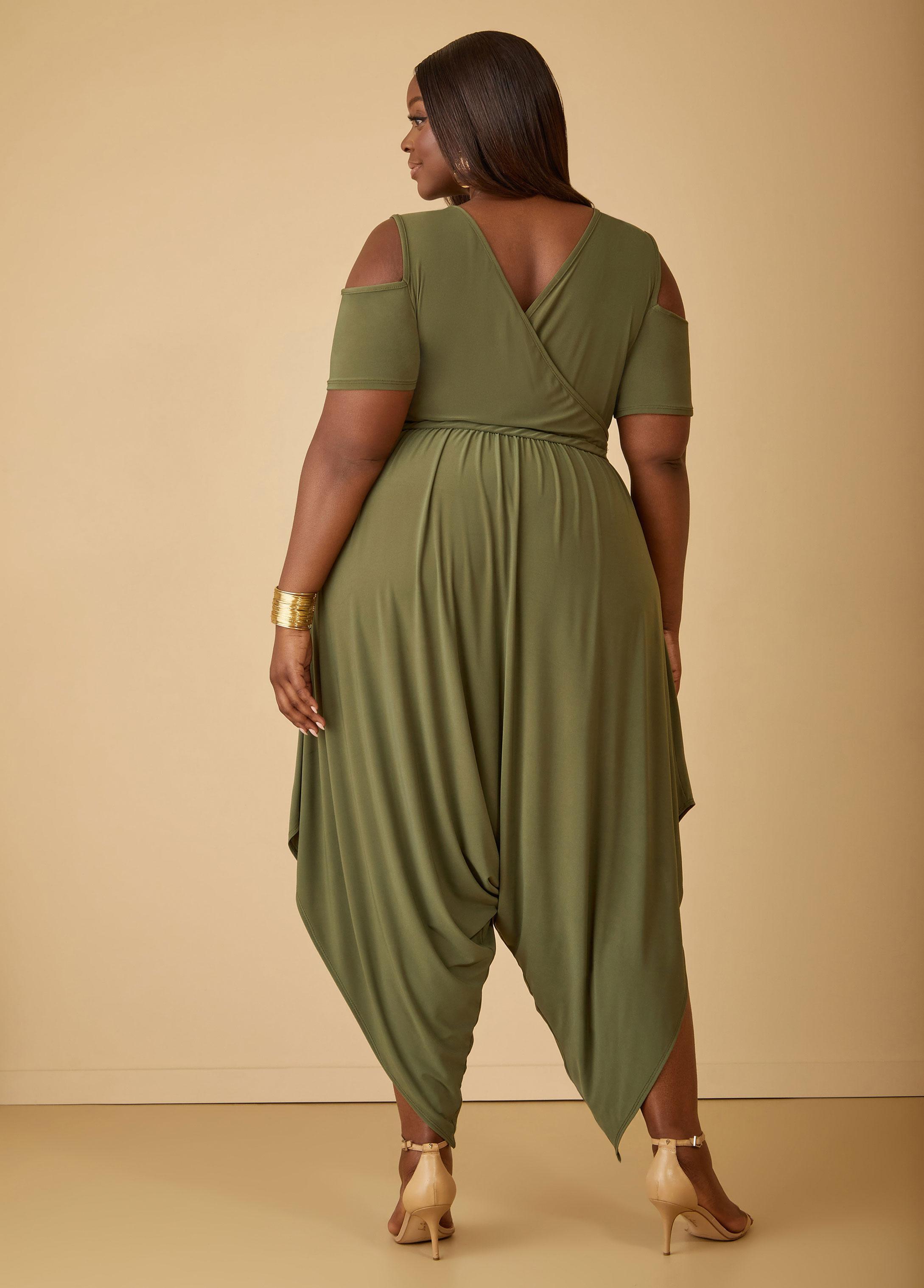 Cold Shoulder Harem Jumpsuit Product Image