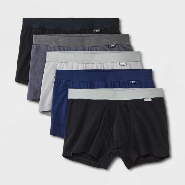 Mens Trunks 5pk - Goodfellow & Co Gray/Blue Product Image