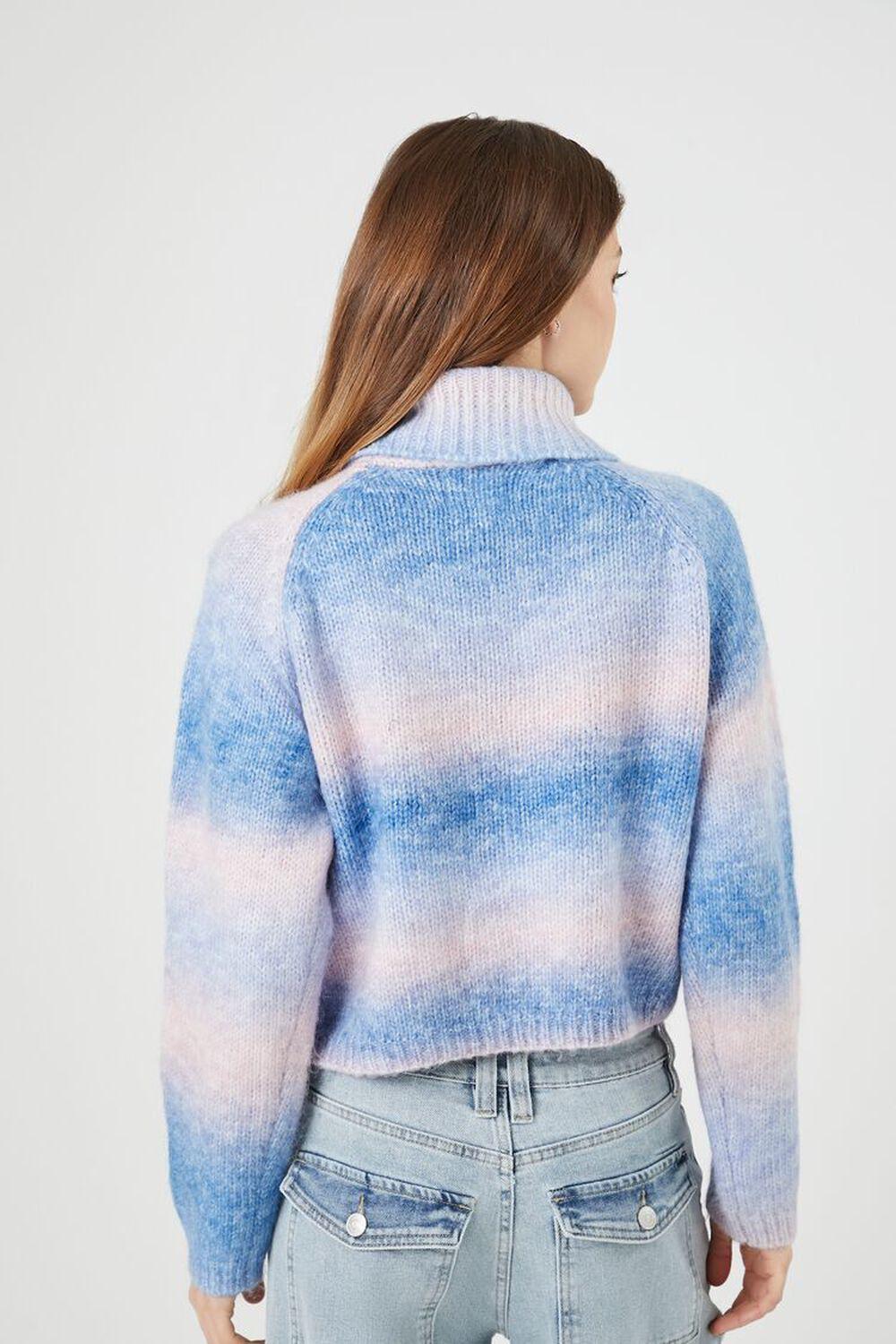 Gradient Striped Turtleneck Sweater | Forever 21 Product Image