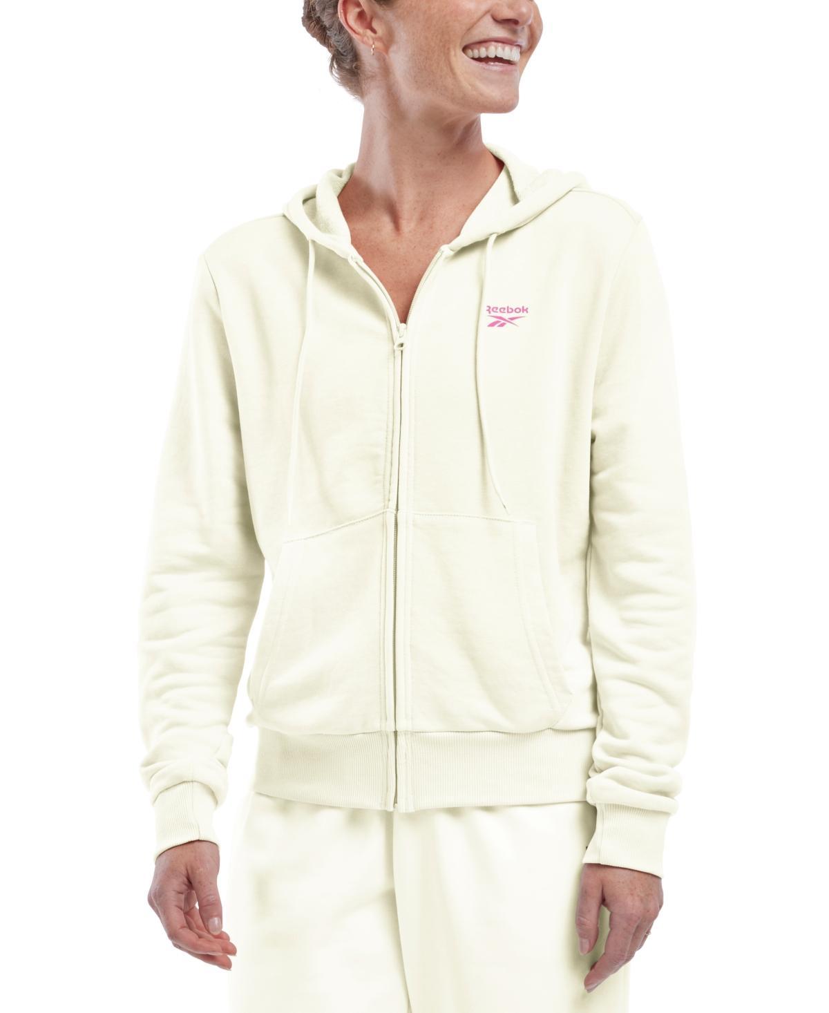 Reebok Womens French Terry Zip-Front Hoodie Product Image