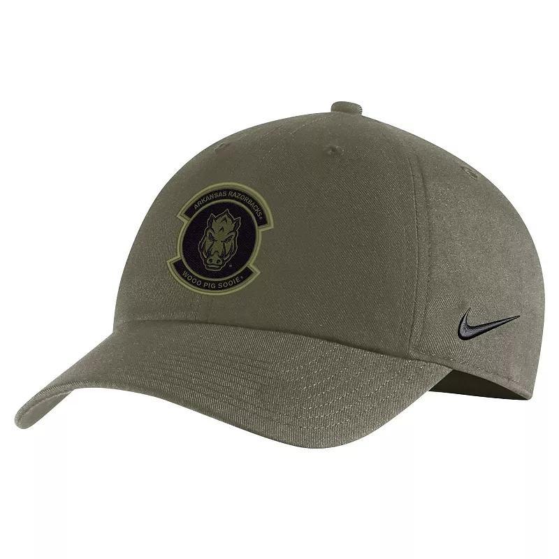 Mens Nike Olive Illinois Fighting Illini Military-Inspired Pack Heritage86 Adjustable Hat Product Image