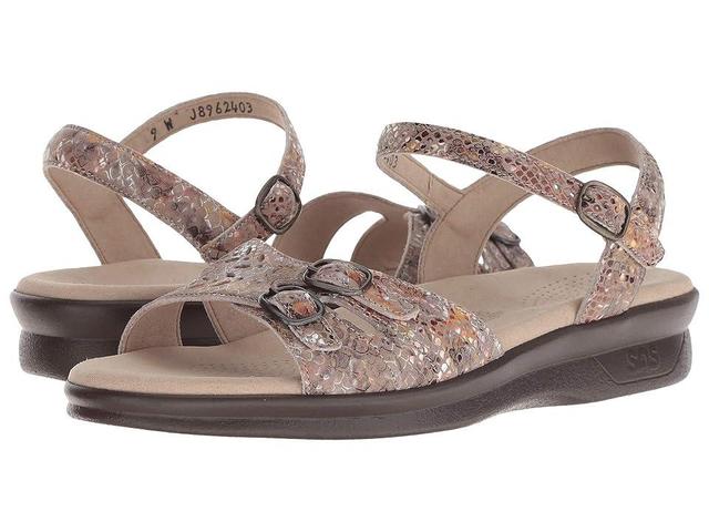 SAS Duo Comfort Sandal Snake Taupe) Women's Shoes Product Image