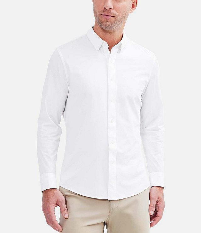 Rhone Commuter Solid Performance Stretch Long-Sleeve Woven Shirt Product Image