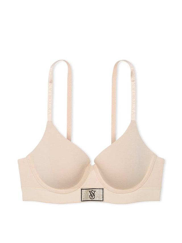 Shine Patch Lightly Lined Demi Bra Product Image