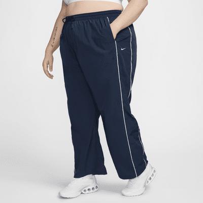 Nike Windrunner Women's High-Waisted Woven Open-Hem Pants (Plus Size) Product Image