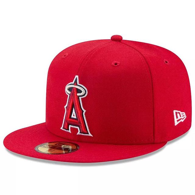 Mens New Era Los Angeles Angels Game Authentic Collection On-Field 59FIFTY Fitted Hat Product Image