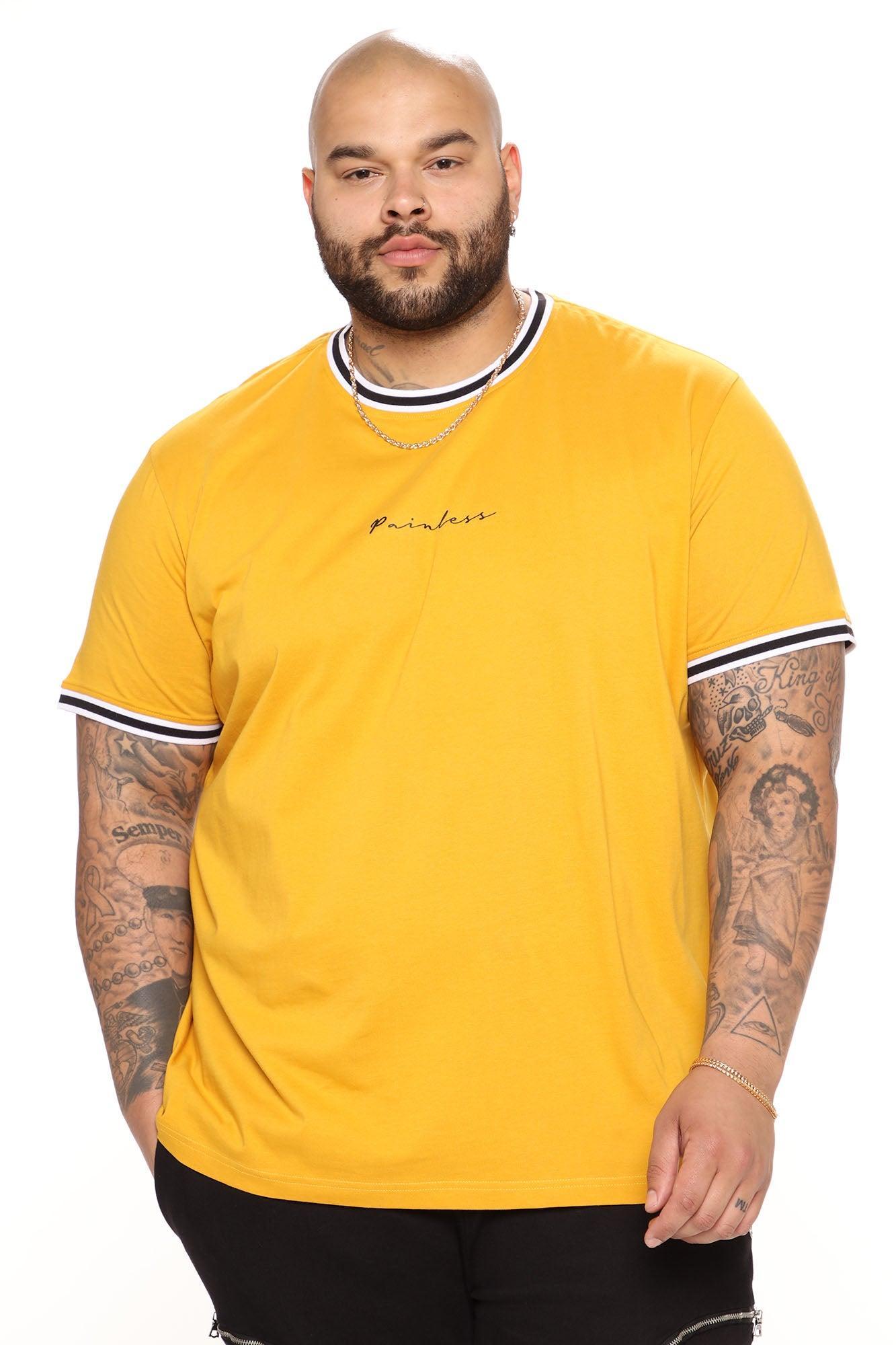 Painless Short Sleeve Tee - Gold Product Image