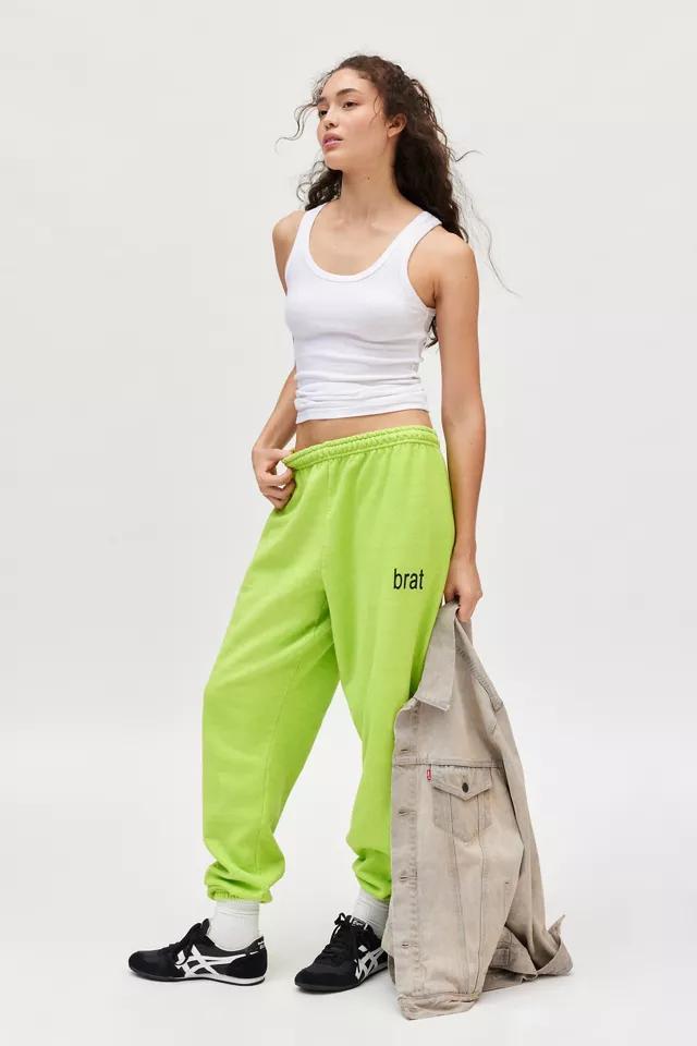 Charli XCX UO Exclusive Brat Graphic Jogger Sweatpant Product Image