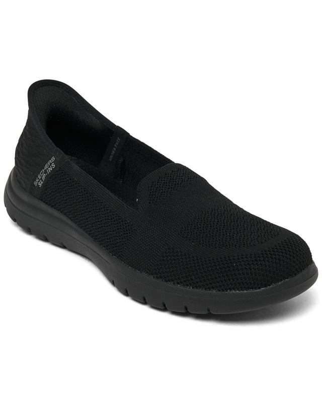 Skechers Womens Slip-ins On the Go Shoes -BLACK Product Image