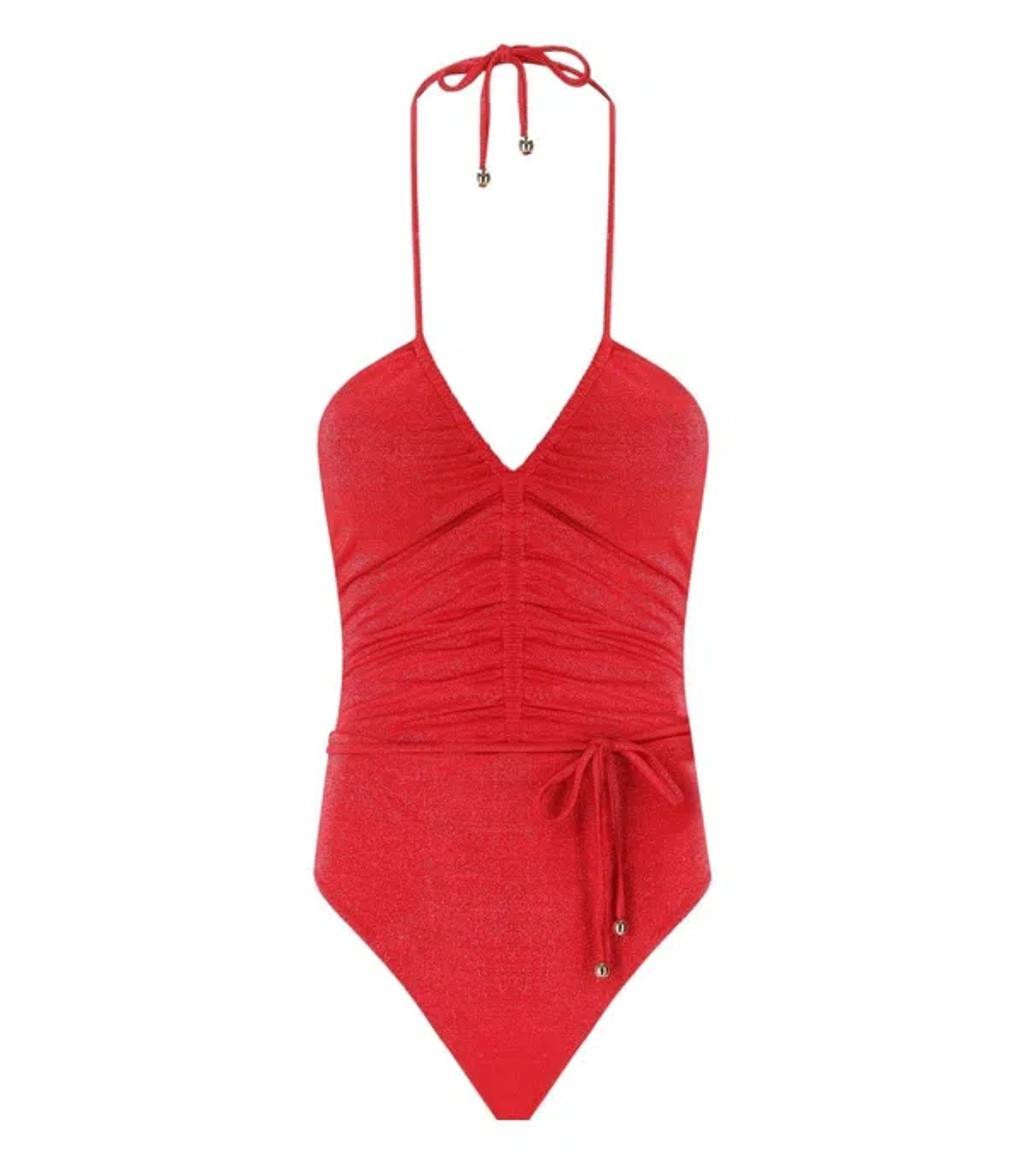 Beachwear Cassandra Coral Swimsuit In Red Product Image